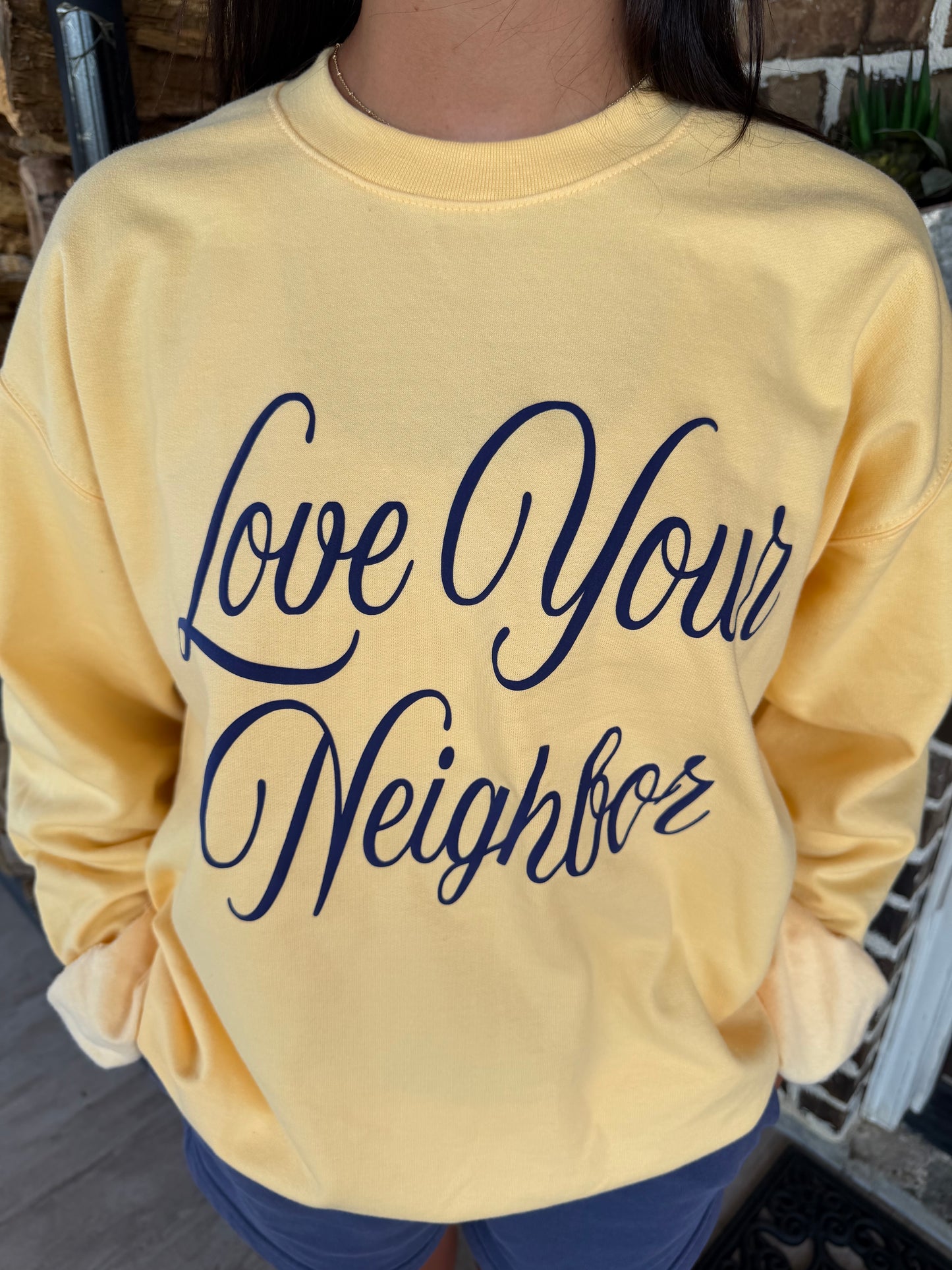 the love your neighbor sweatshirt