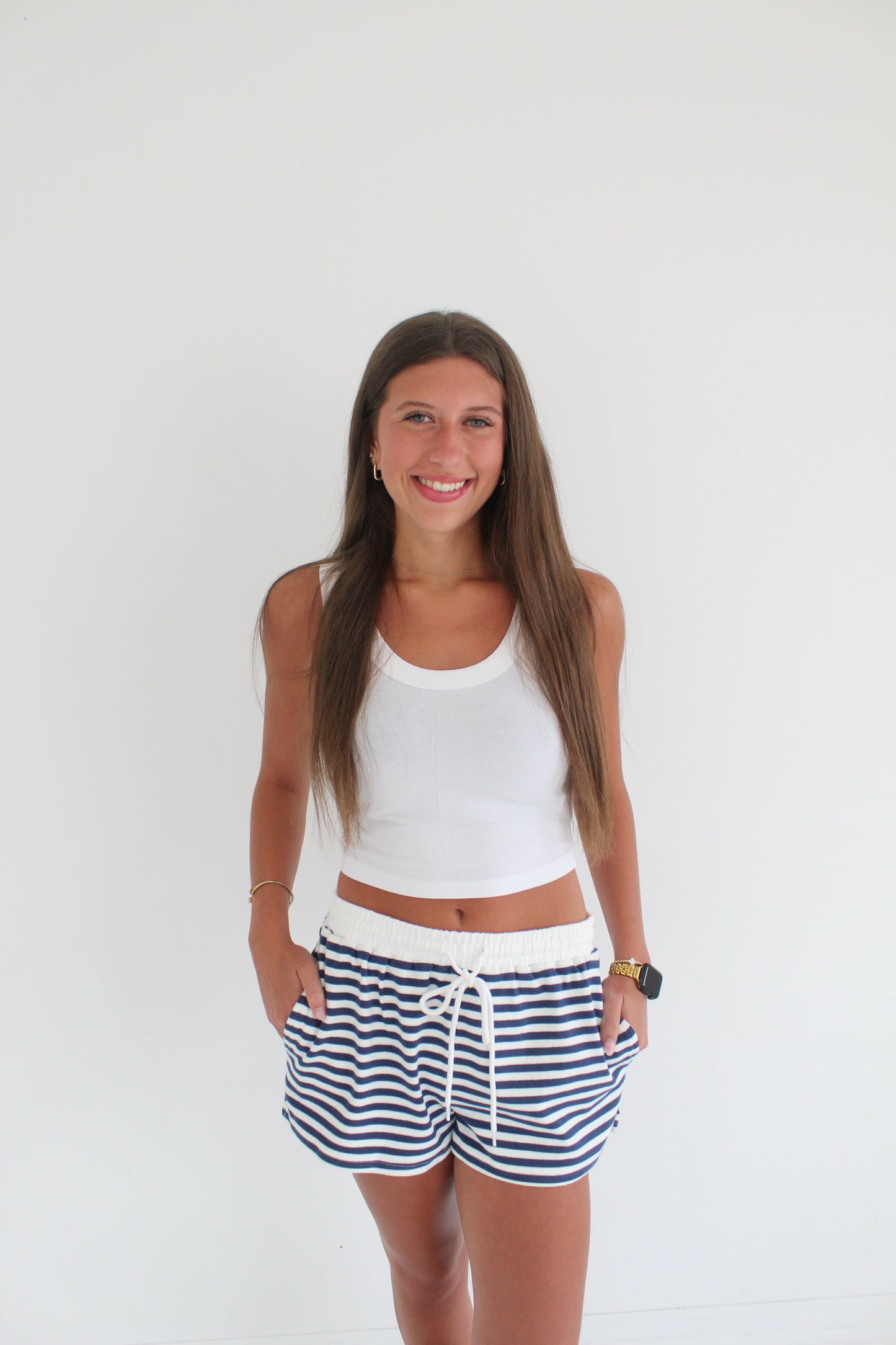 the striped lounge shorts