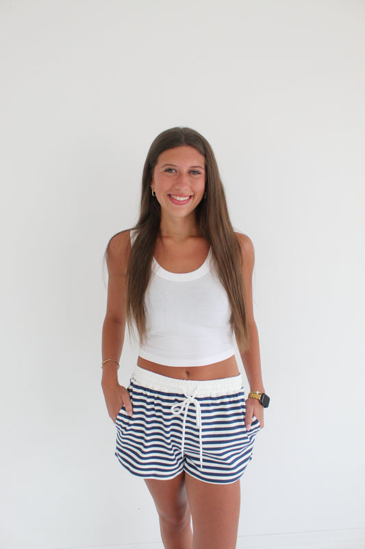 the striped lounge shorts