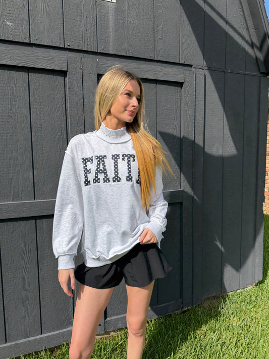 the faithful mock neck