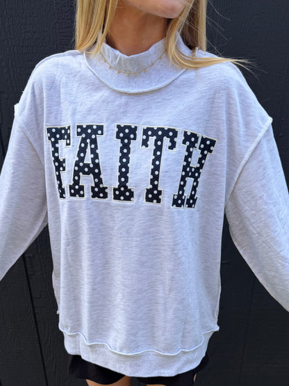 the faithful mock neck