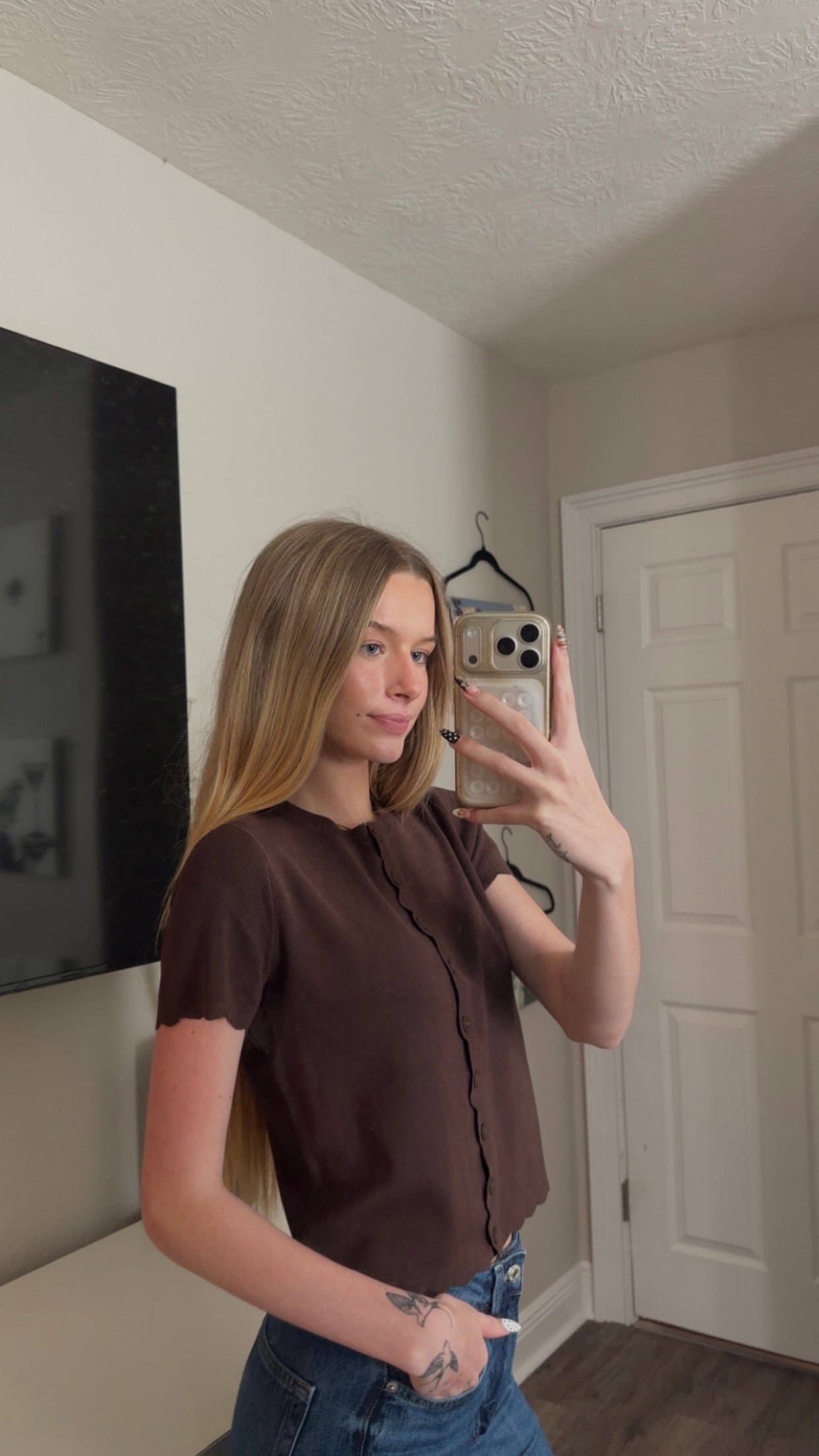 the margot button top